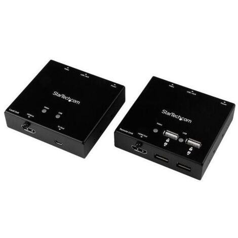 StarTech.com ST121USBHD extension audio/video Émetteur et récepteur AV Noir