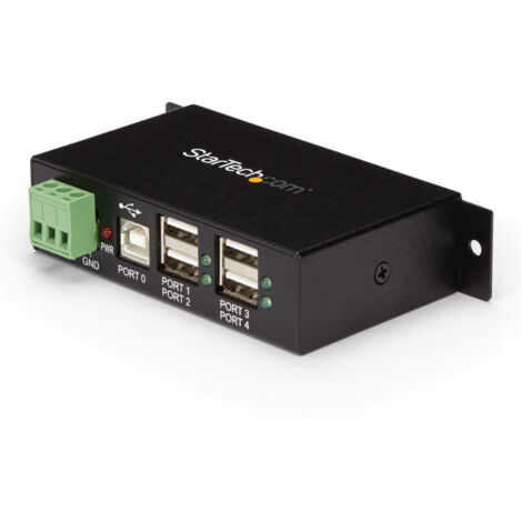 StarTech.com ST4200USBM hub di interfaccia USB 2.0 Type-B 480 Mbit/s Nero