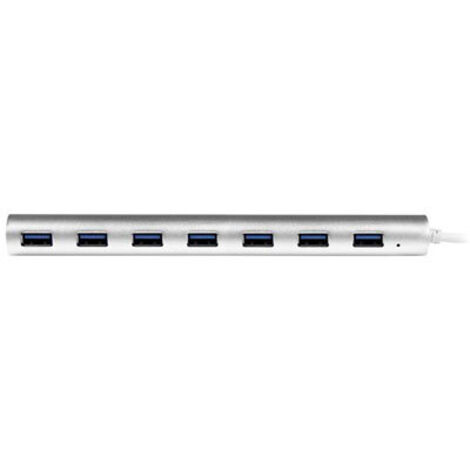 StarTech.com ST73007UA hub & concentrateur USB 3.2 Gen 1 (3.1 Gen 1) Type-A 5000 Mbit/s Argent, Blanc