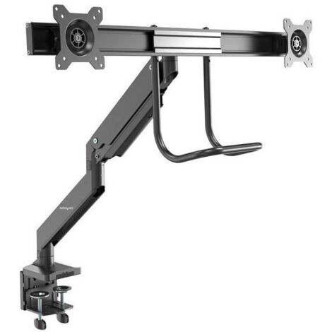 StarTech.com Staffa per due monitor - Alta resistenza - Montaggio con morsetto da scrivania/passacavo