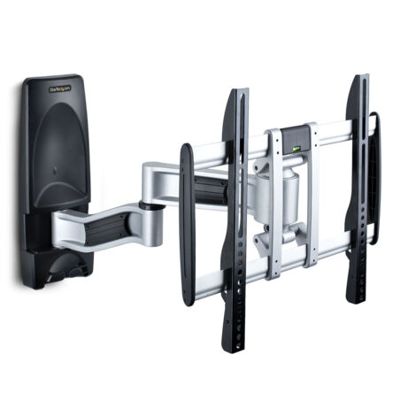 StarTech.com Support Mural TV Articulé - Support Mural VESA, Support TV de 26 à 65 Pouces - Accroche TV Murale Rétractable à Profil Bas - Fixation Murale TV d'angle Ajustable (TV-WALL-MOUNT-65FS)