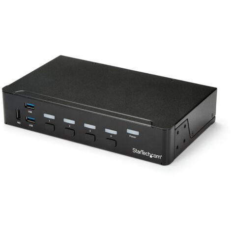 StarTech.com Switch Commutatore KVM a 4 Porte HDMI con Hub USB 3.0 - 1080p