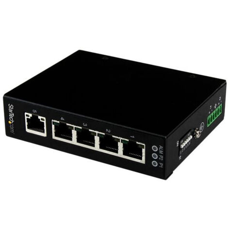 StarTech.com Switch di rete industriale IES51000 non gestito 5 porte Gigabit montabile