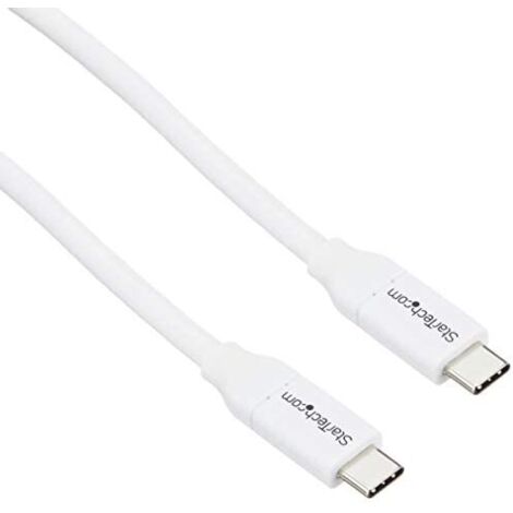 StarTech.com USB-C auf USB-C Kabel mit 5A Power Delivery - St/St - Weiss - 4m - USB 2.0 - USB-IF zertifiziert