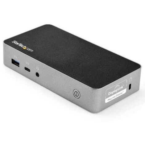 StarTech.com USB-C Dock - Docking Station per laptop Doppio Monitor HDMI 1080p - Power Delivery 65W - 1x USB-C, 3x USB-A, Ethernet - Doppio display video USB 3.1 Gen 1 Type-C Dock - Mac e Windows