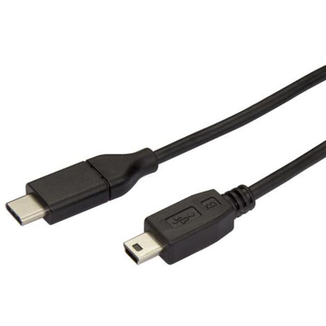 Startechcom USB2CMB2M câble USB-C à Mini-USB noir 2 mètres