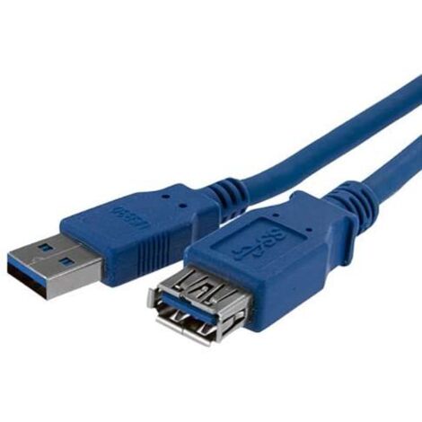 Startechcom USB3SEXT1M cable de extensión USB azul 1 metro