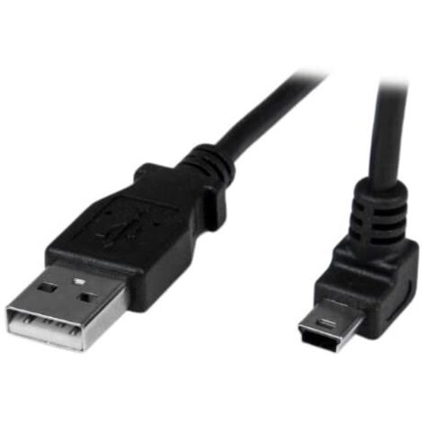 StarTech.com USBAMB1MU - Câble USB 2.0 Type-A vers mini USB 2.0 B coudé (Mâle/Mâle - 1 m)