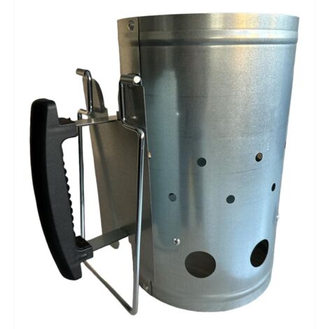 Starter Accendifuoco per Barbecue Accendi Carbone 17X27,5H cm Doppia maniglia