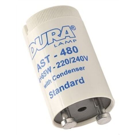 Starter Con Condensatore 4/65W Standard ( DURALAMP cod. AST-480 )