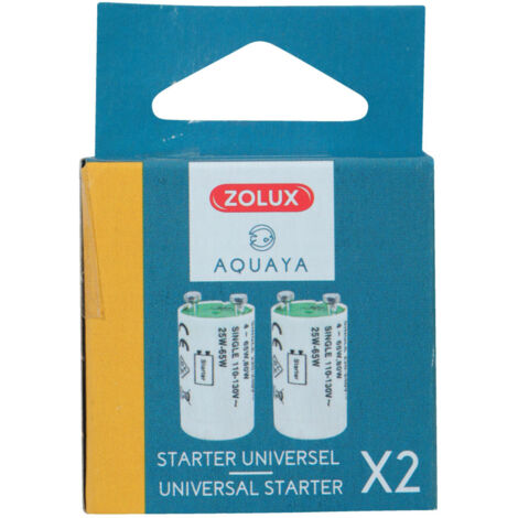 STARTER FS11 4-65W X 2 pour Néon d'aquarium - zolux
