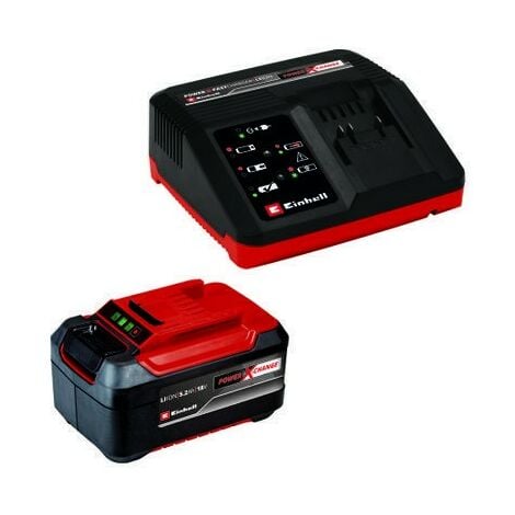EINHELL Starter kit 18v 5,2 ah plus batteria + caricatore fast