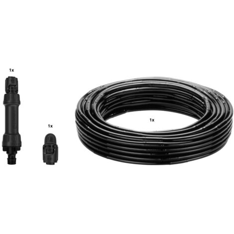 Starter-Kit 25 m Schlauch mit eingebauten Tropfern und Endstopfen für Pflanzen GARDENA