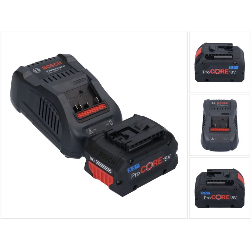 Image of Starter kit Bosch 1x batteria ProCORE 18 V 5,5 Ah Professional ( 1600A02149 ) + caricatore GAL 1880 CV ( 1600A00B8G )