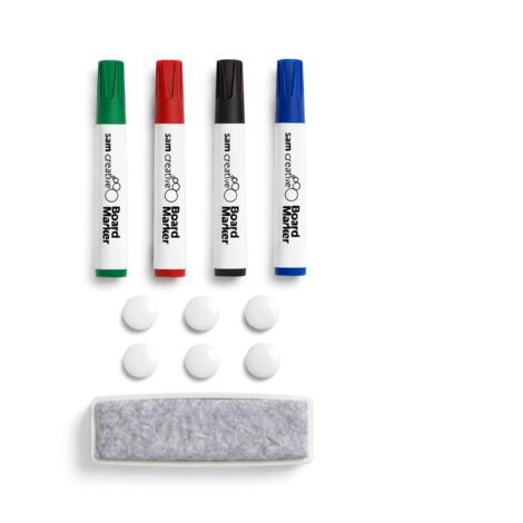 Starter kit di vetro per lavagna bianca Basic