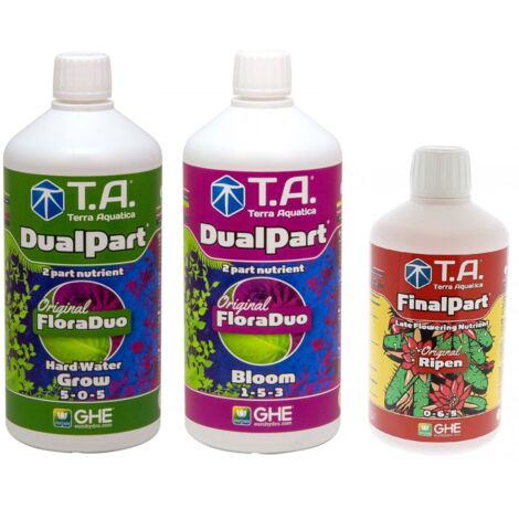 Starter kit DUALPART eau dure en litre - Terra Aquatica