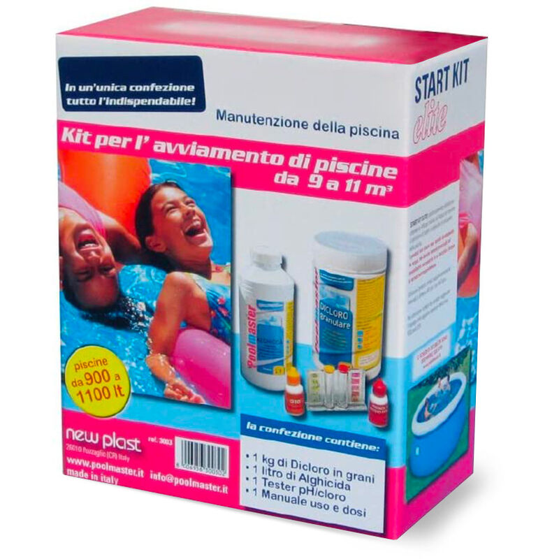 

Starter Kit Elite con medidor de pH / cloro dicloro algicida