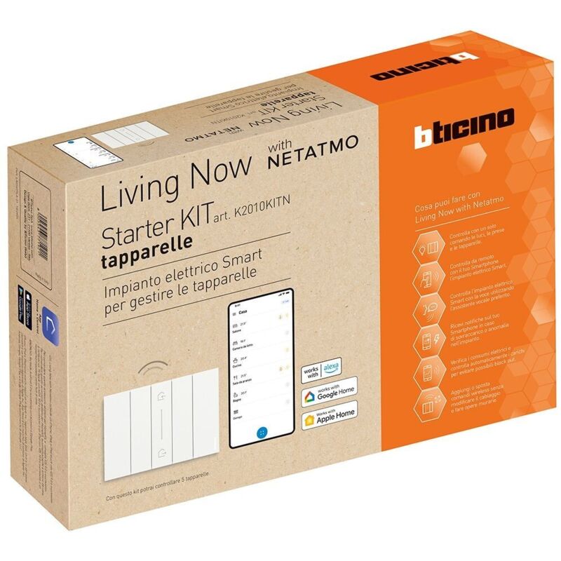 Starter Kit Tapparelle Bticino Living Now K2010kitn