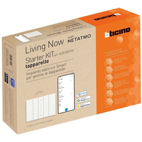 Starter kit tapparelle Bticino living now K2010KITN