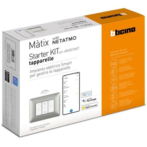 Starter Kit Tapparelle serie Matix Bticino AM2010KIT connesso