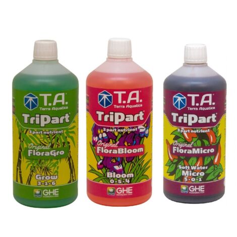 Starter kit TRIPART eau douce en litre - Terra Aquatica