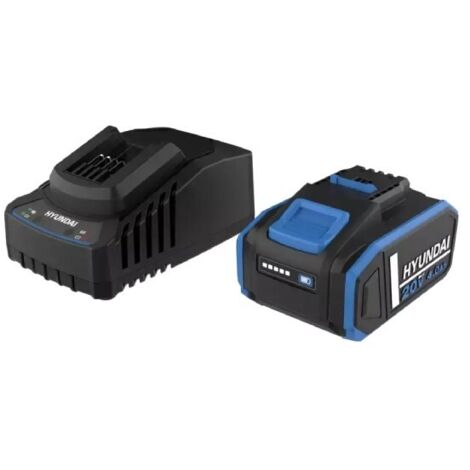 Starter Pack Hyundai 25899 Batteria 20v 4Ah 25895  + Carica Batterie 25896