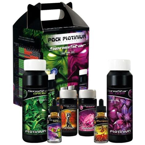 Starter Pack Sensistar - Terre - Hydro - Coco - Platinium Nutrients