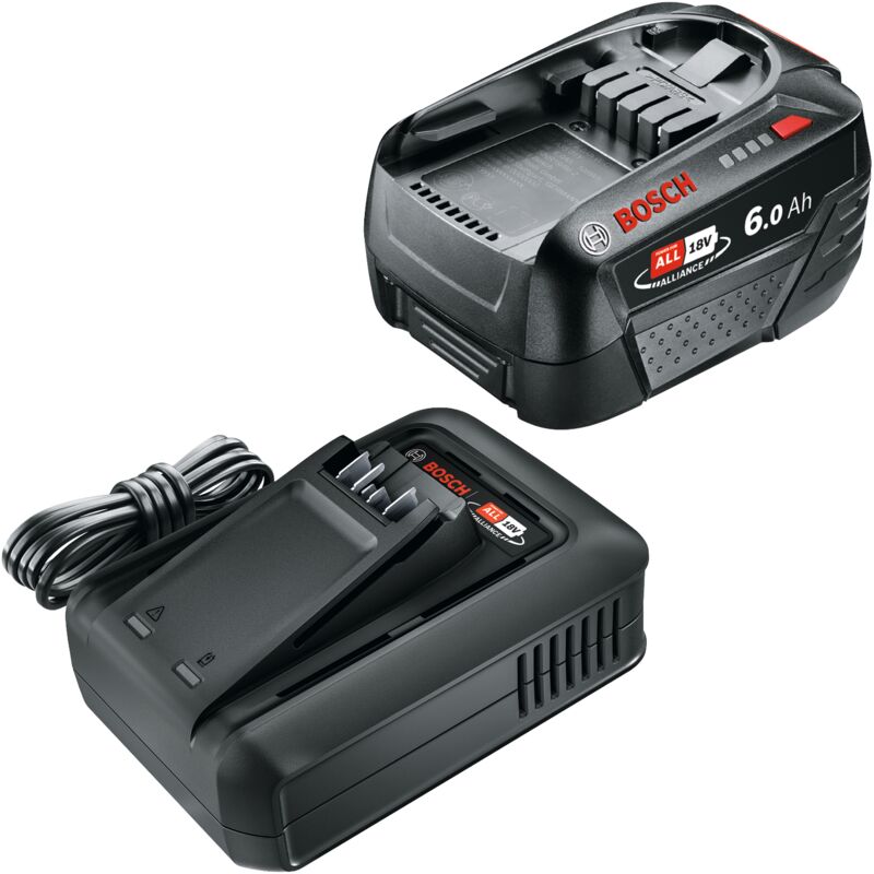 Bosch - Starter Set 18V green - 1 batterie 18V 6 Ah + caricatore - 1600A032A8