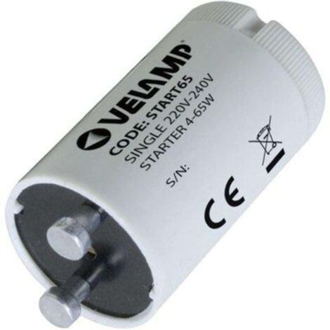 STARTER X LAMPADA FLUORESCENTE VELAMP - VOLT 230 WATT 4/65 - 50 pezzi