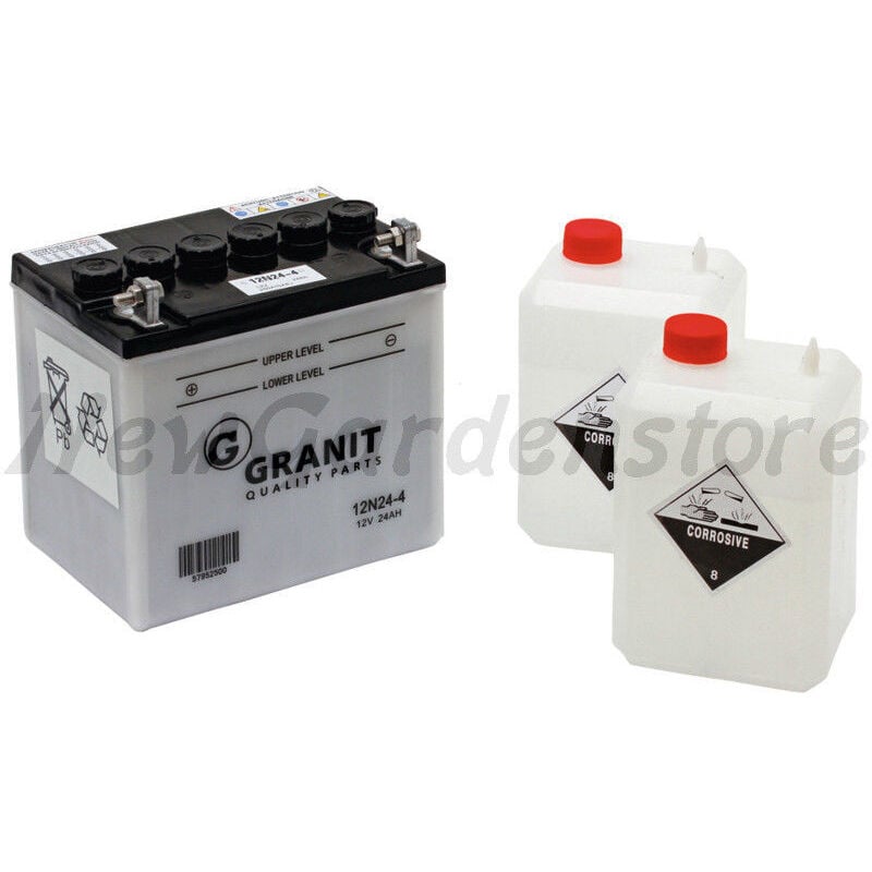 Image of Newgarden - Starterbatterie 12V 24Ah 12N24-4A Elektro-Rasentraktor-Mäher