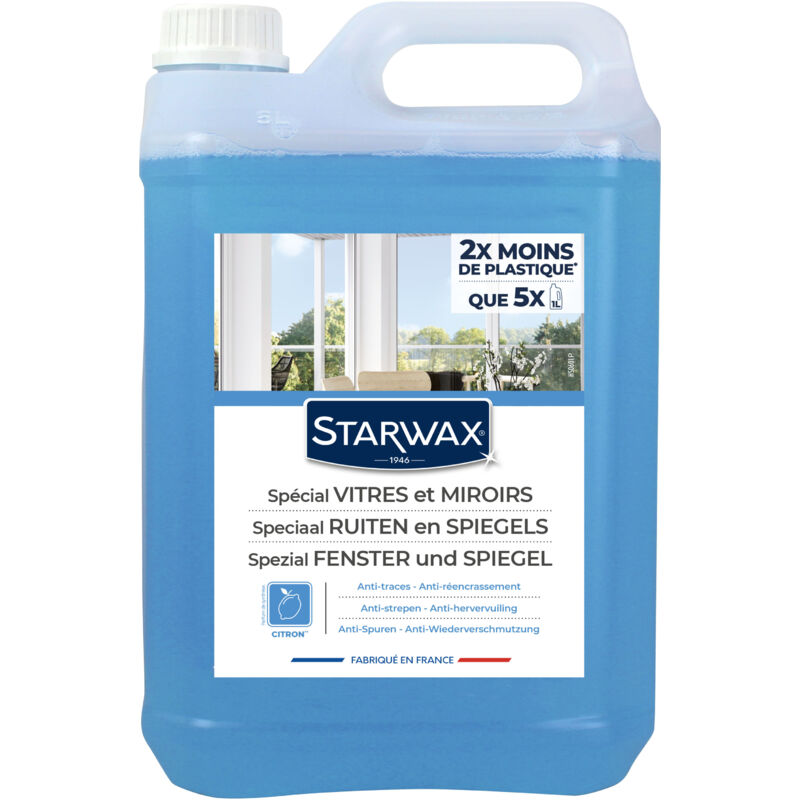 Starwax - Nettoyant spécial vitres et miroirs 5L