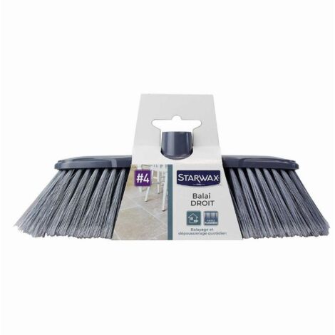 Starwax Balai droit fibres synthétiques pour sols