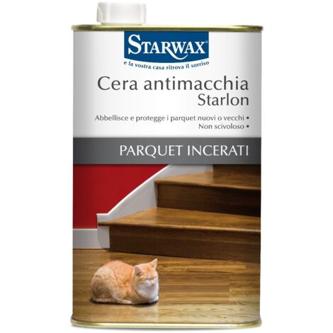 STARWAX - CERA ANTIMACCHIA STARLON PARQUET INCERATI 1lt - LEGNO CHIARO