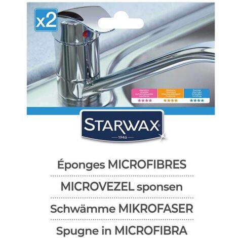 STARWAX - Eponges microfibre x2