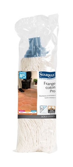 Starwax - Frange de rechange Pro coton - sols lisses