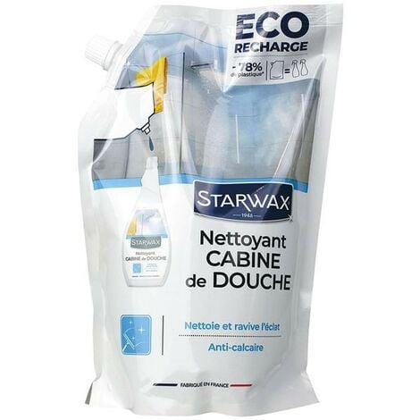 STARWAX - Nettoyant cabine de douche écorecharge 1 l