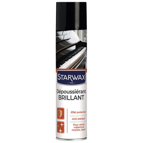 BRUNEL STARWAX - Nettoyant dépoussiérant mobilier intérieur - brillant - 400 mL