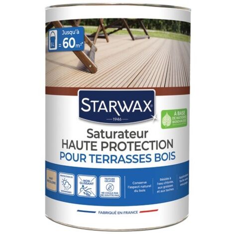 STARWAX - Saturateur haute protection terrasses et bois extérieurs 5