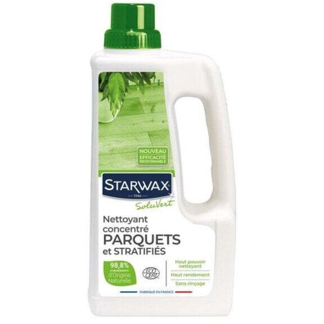 Starwax-Soluvert Nettoyant Parquets et Sols Incolore 1L