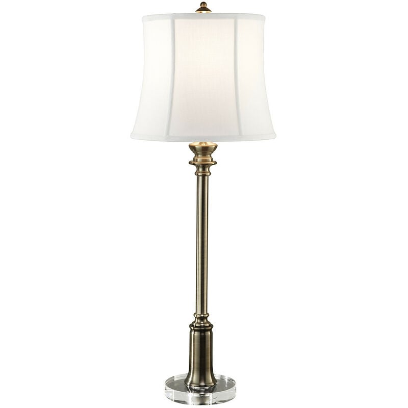 Elstead Lighting - Elstead Stateroom - 1 Light Table Lamp Brass, E27