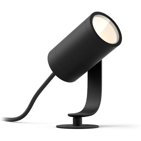 Philips – Projecteur à piquer LED anthracite IP65 – 600 lm – Compatible avec pont Hue – 16 millions de couleurs – Installation facile sans câblage - 1742830p7