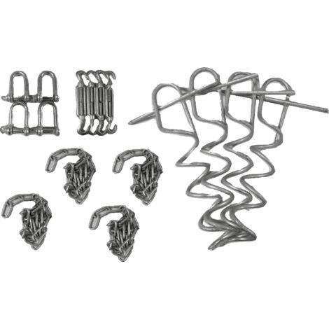 Static Caravan Chain Down Kit with Screw Picket Anchors (Soft Base Tether)