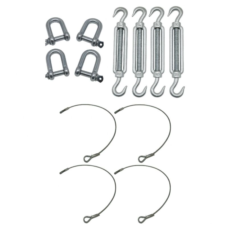 Static Caravan Tie Down Kit (Wire Rope Restraining Tether Mobile Home Siting)