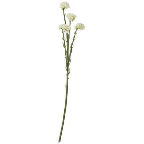 Statice Spray (Single Stem Flower) - Plastic - Height 64 cm - Cream