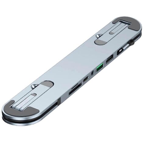 Station d'accueil 6 en 1 pour ordinateur portable et tablette USB-C