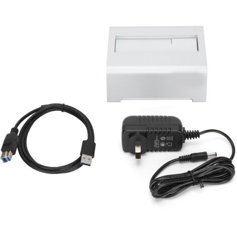 Station d'accueil pour disques durs OImaste USB3.0 5Gbps, refroidissement efficace, compatible SATA, prise US 100-240V.