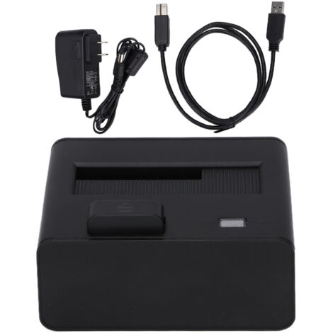Station d'accueil pour disques durs - Transmission rapide, résistante à l'usure et excellente dissipation thermique - Alimentation 100‑240V