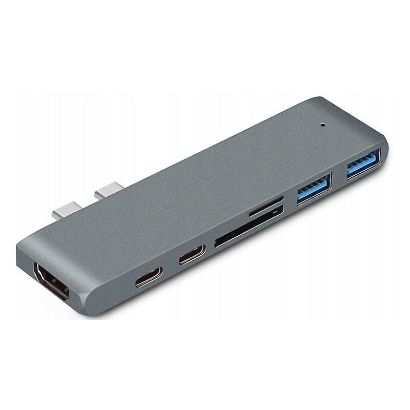 Station d'accueil usb Type-C pour MacBook Pro Air Adaptateur 4K hdtv Hub usb 3.0 Lecteur de carte Station d'accueil pour ordinateur portable Hub usb