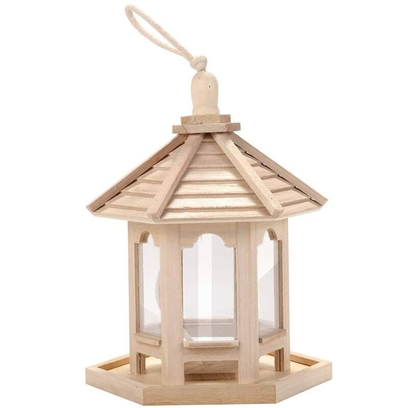 Yzmrbdqc - Station d'alimentation suspendue, mangeoire étanche pour oiseaux, mangeoire pour oiseaux sauvages, station d'alimentation pour oiseaux,