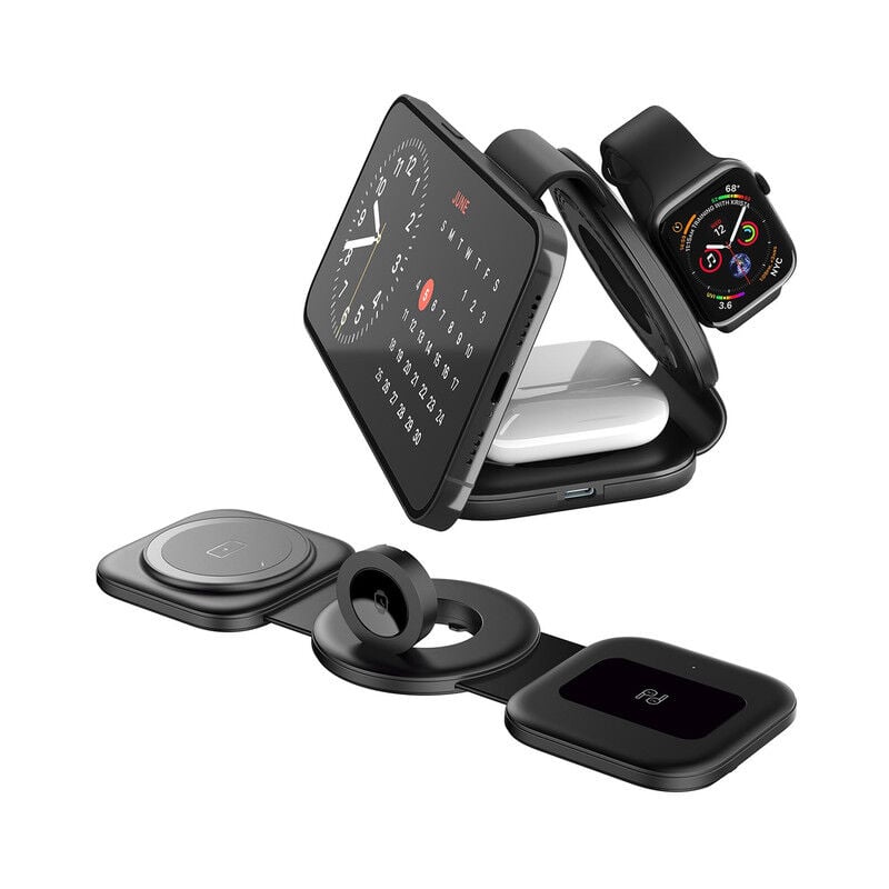 Station de Charge Apple, Chargeur 3 en 1 Apple pour Iphone 15/14/13/12/11/Pro/Max/Xs/Xr/X/Plus, Station de Charge Samsung et Watch Iphone, Airpods